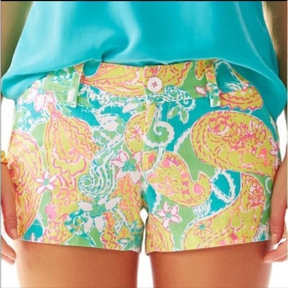 Lilly Pulitzer Walsh Short Pop Goes The Lemur size 00 - Picture 1 of 6